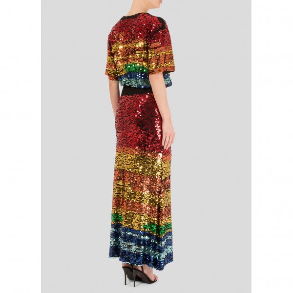 Preen Line Pheobe Multicolour Sequin Dress