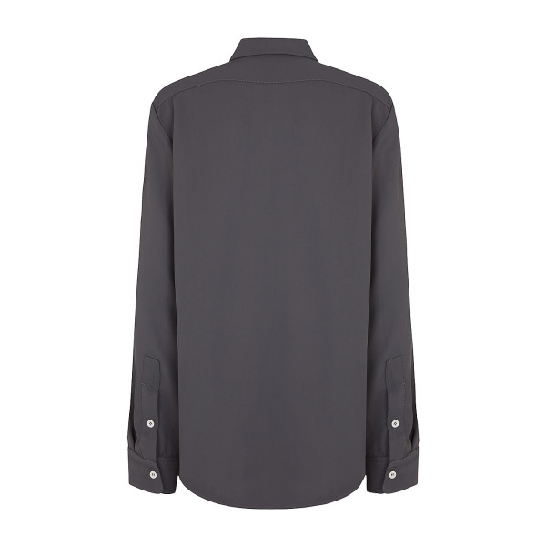 Serena Bute The Boyfriend Shirt - Slate Grey Plant Based Fabric