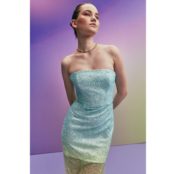 Joanna Andraos Ombre Maxi Gown