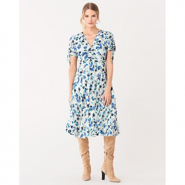 Diane von Furstenberg Eleonora Crinkle Chiffon Dress