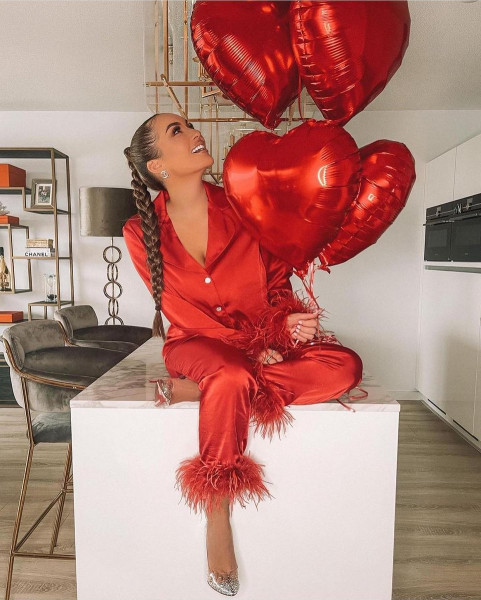 Nadine Merabi Darcie Red Pyjamas