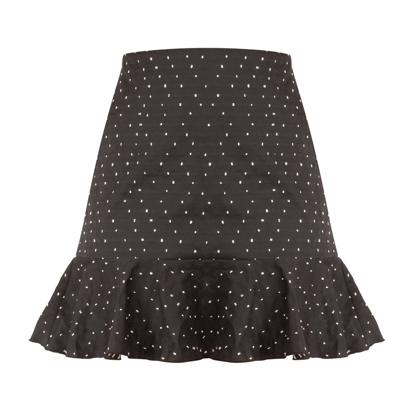 Erdem Polka Dot Mini Frill Skirt