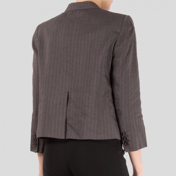 Marc Jacobs Pinstripe Ruffle Jacket