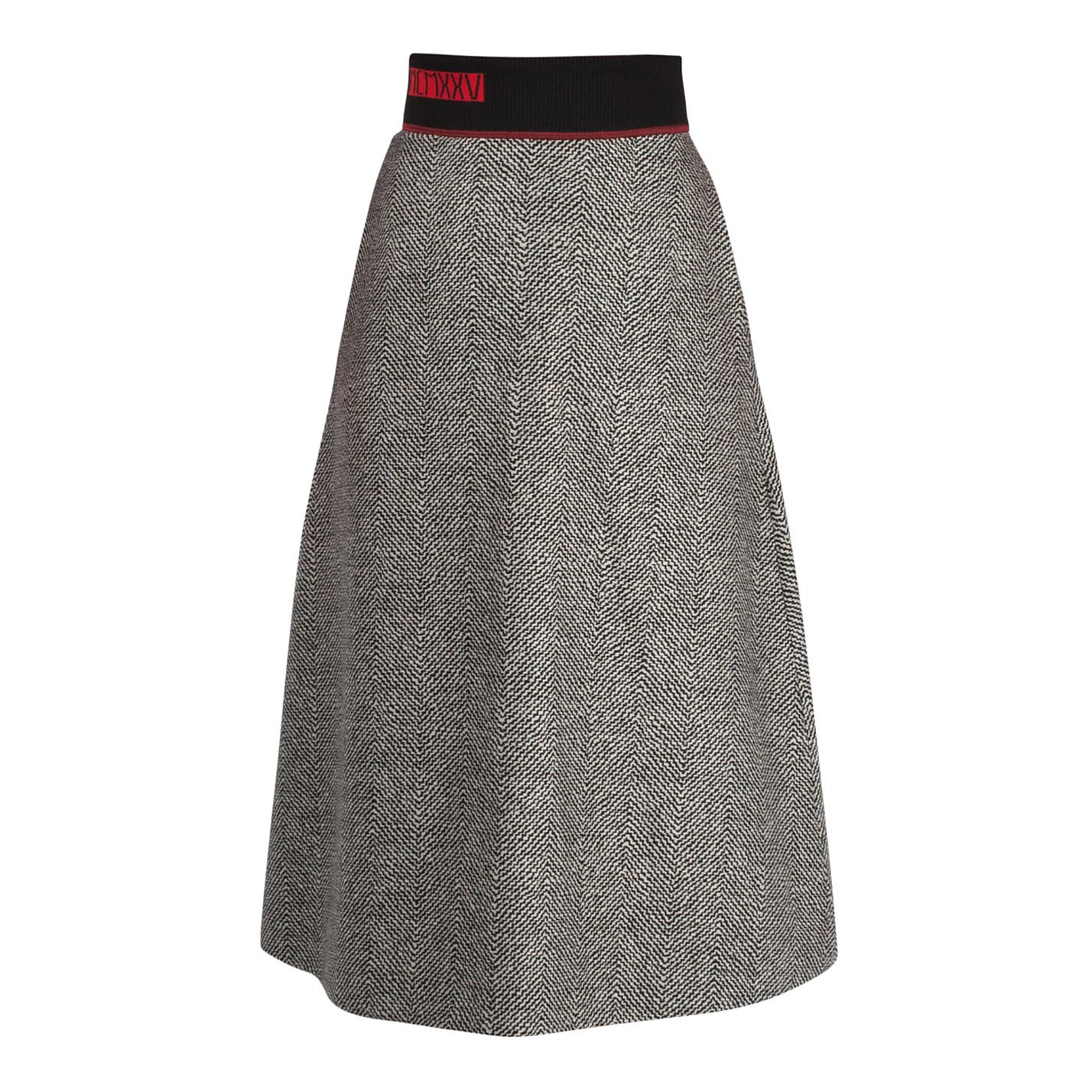 Fendi Wool Midi Skirt