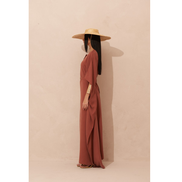 Turana Atash Ameera Kaftan Brown