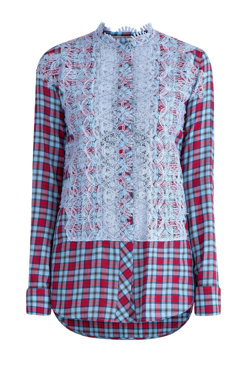 Ermanno Scervino Scervino Tartan & Lace Shirt