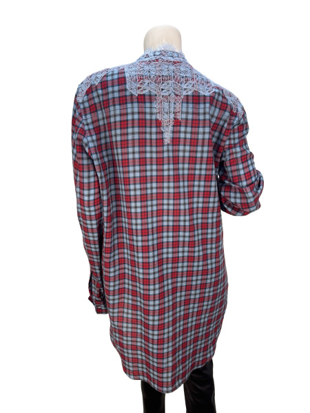 Ermanno Scervino Scervino Tartan & Lace Shirt
