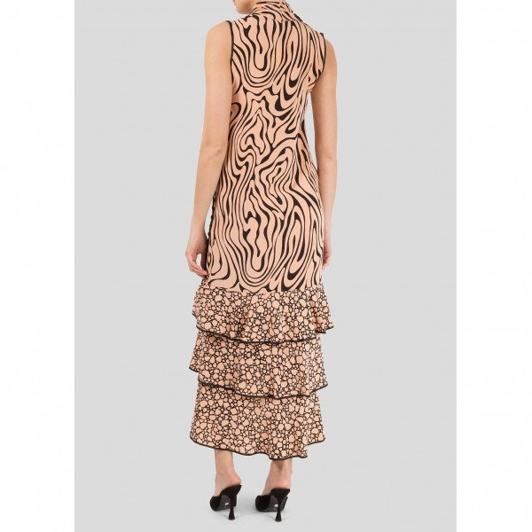 Vintage Vintage Janice Wainright Zebra Print Dress