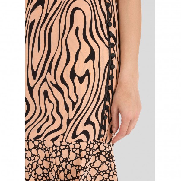 Vintage Vintage Janice Wainright Zebra Print Dress