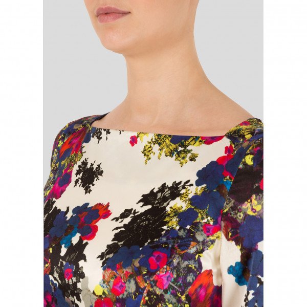 Erdem Multicolour Floral Silk Dress