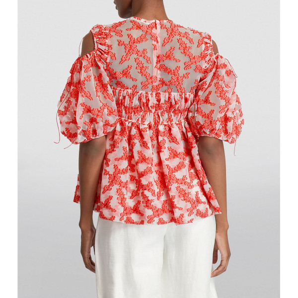 Cecilie Bahnsen Fruma Asymmetric Blouse