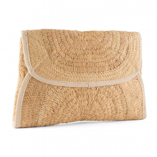 Anya Hindmarch Woven Seashell Clutch