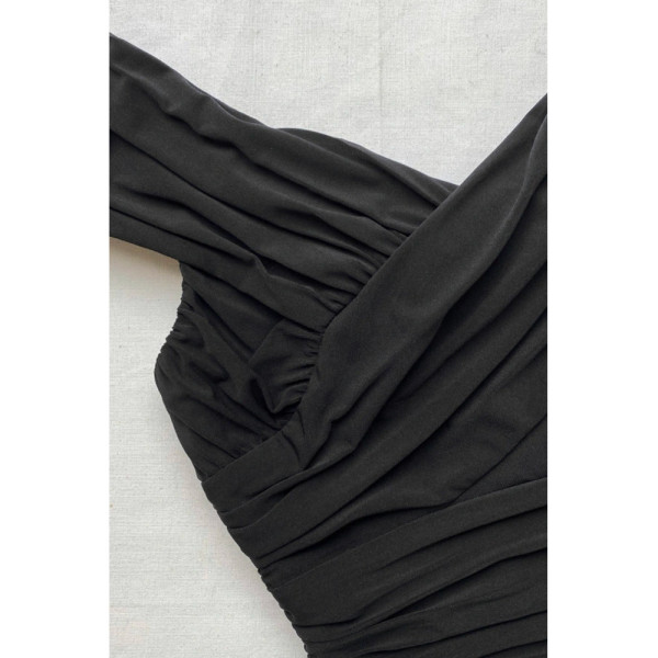 Self-Portrait Crossover Midi Dress