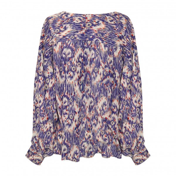 Isabel Marant Étoile Printed Silk Crepe De Chine Blouse