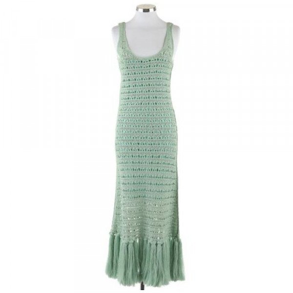 Acne Studios Arari Dance Fringed Dress