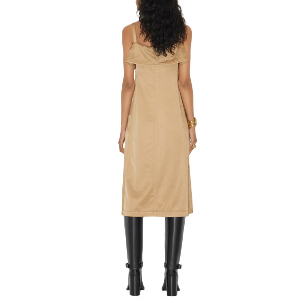 Burberry Viscose Cotton Blend Trench Dress