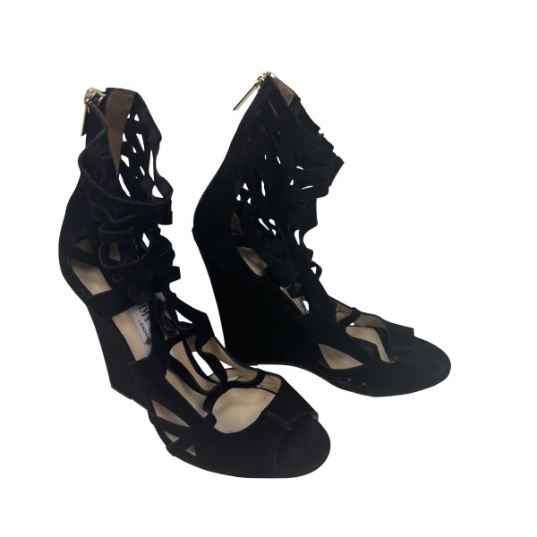 Jimmy Choo Cage Wedge Sandals