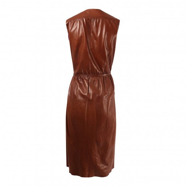 PRADA Sleeveless Leather Dress