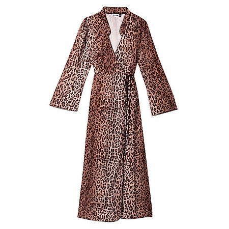 Ganni fairfax georgette leopard new arrivals