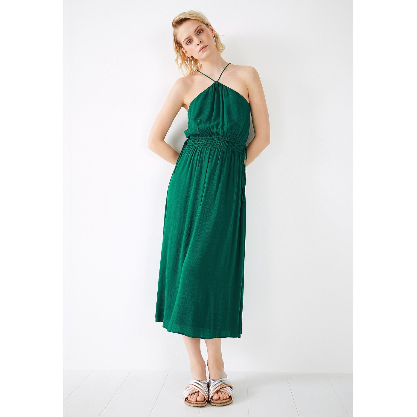 Hush Jade Halter Midi Dress