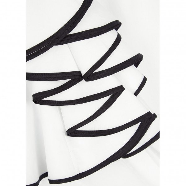 DRIES VAN NOTEN Calfur Ruffle Sleeve Shirt