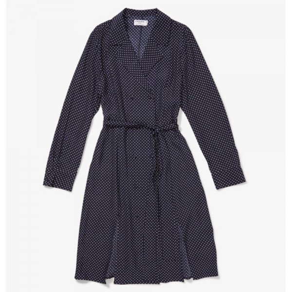 Frame Pepper Polka Dot Silk Dress