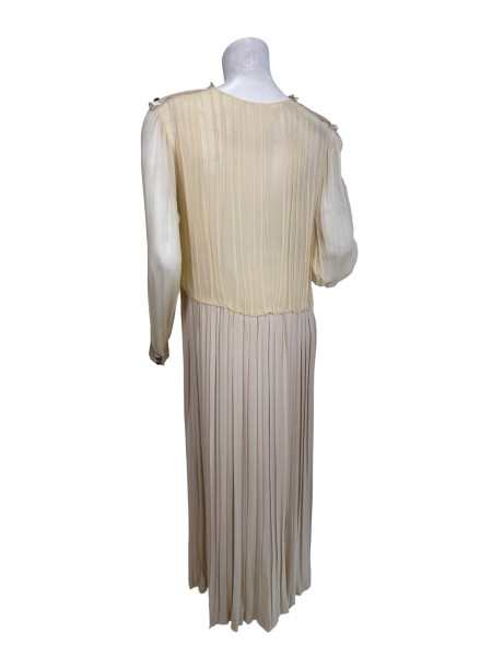 Chloé Chloe Pleated Silk Dress