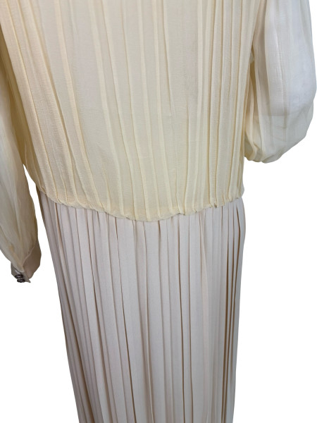 Chloé Chloe Pleated Silk Dress