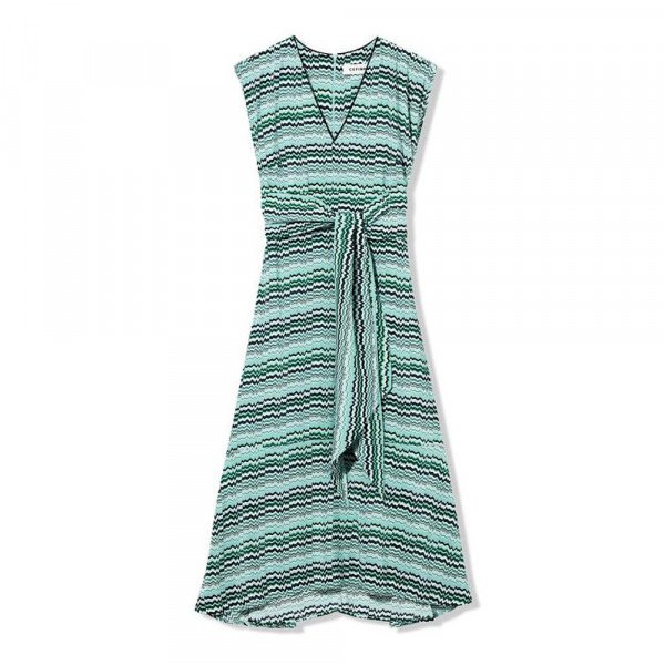 Rent Buy Cefinn Freya Chevron Dress MY WARDROBE HQ