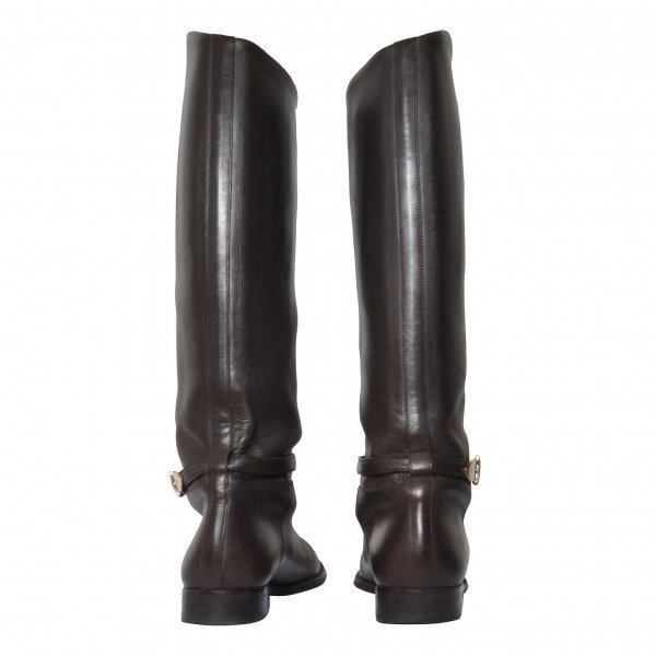 Gucci Leather Riding Boots