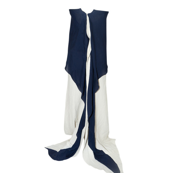 Ralph Lauren Bi-Colour Strapless Silk Dress
