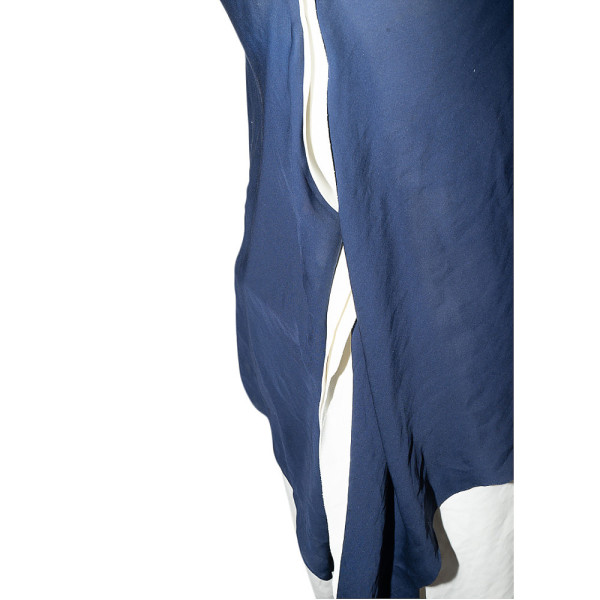 Ralph Lauren Bi-Colour Strapless Silk Dress