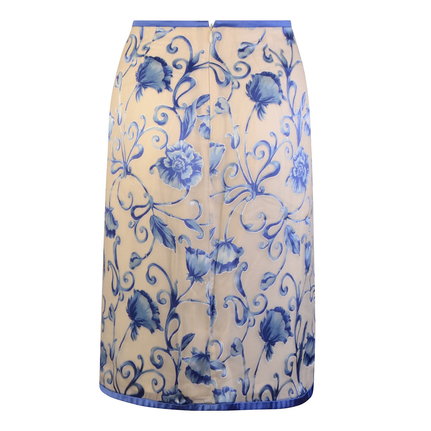 ESCADA Pattern Print Sheer Skirt