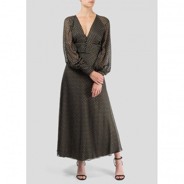 Beulah Rashmi Devore Midi Dress