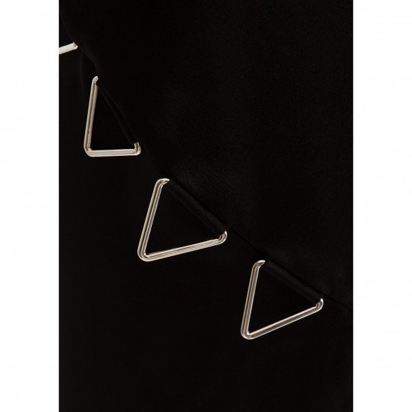 David Koma Cutout Asymmetric Triangle Dress