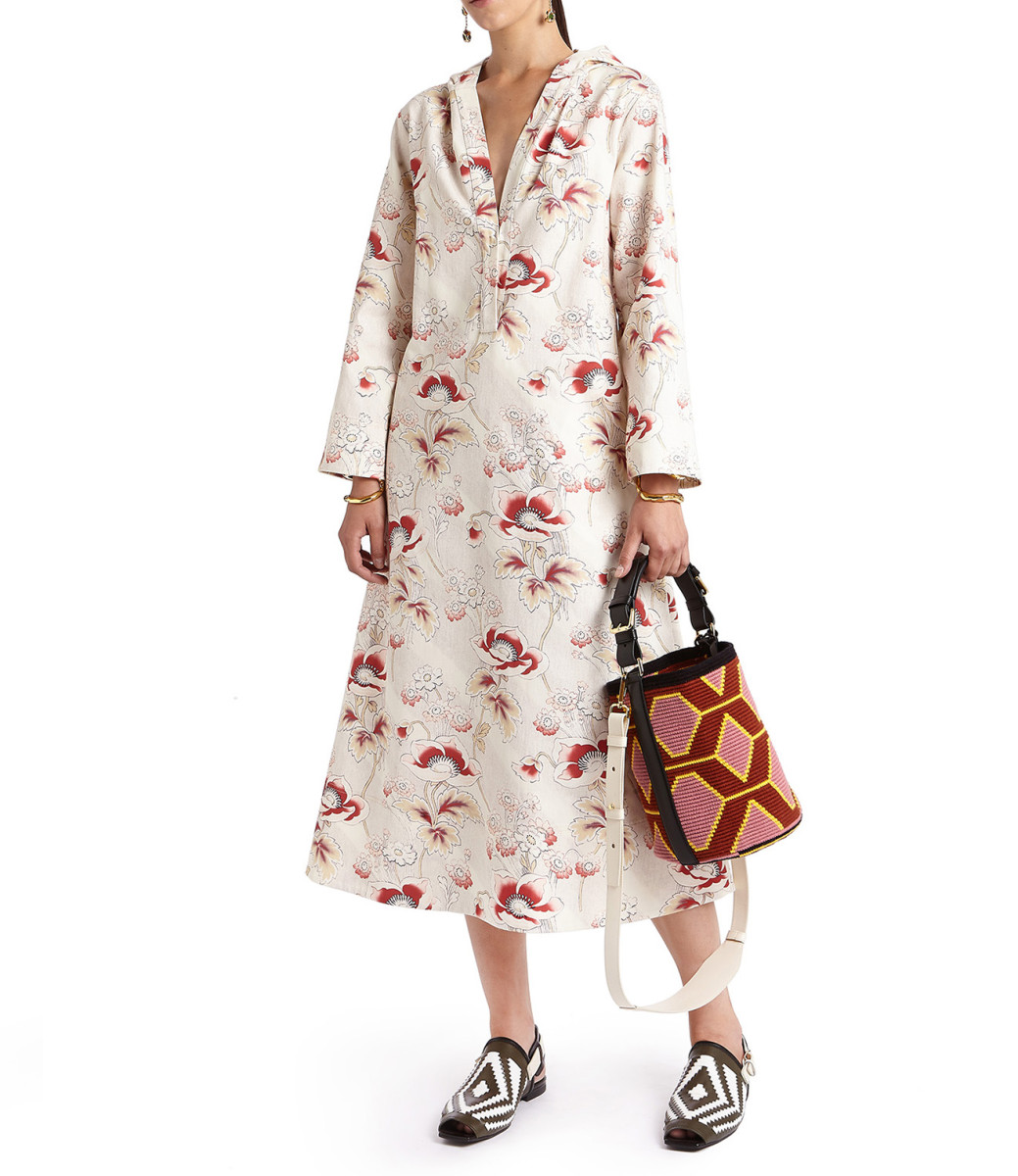 Colville Red Flowers Dress