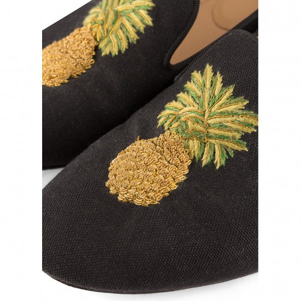 Christian Louboutin Pineapple Embroidery Loafers