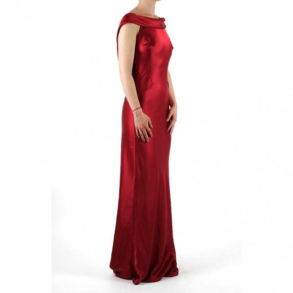 Vlasta Collu Backless Silk Gown