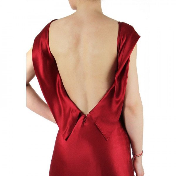 Vlasta Collu Backless Silk Gown