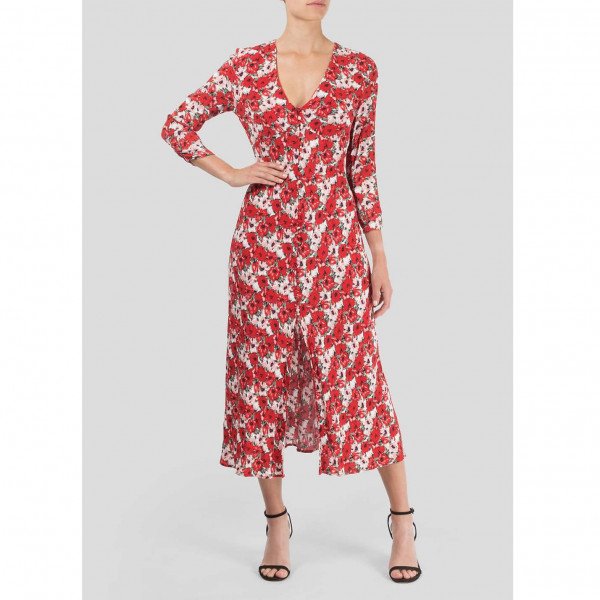 Katy floral store midi dress