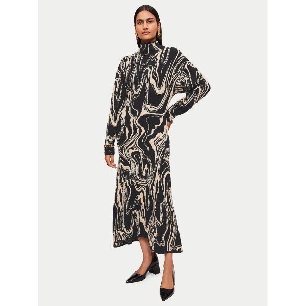 Rent Buy Jigsaw Rock Swirl Knitted Dress MY WARDROBE HQ