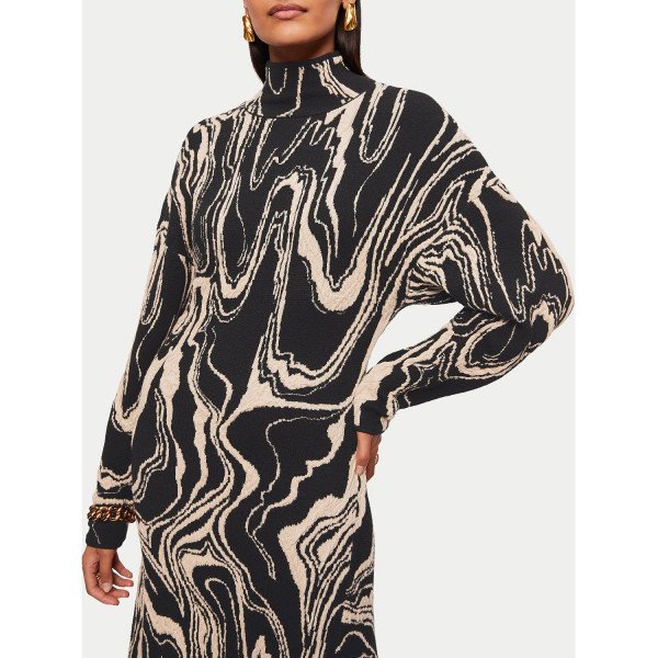 Jigsaw Rock Swirl Knitted Dress