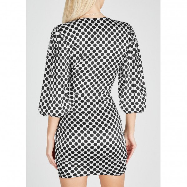 Alexandre Vauthier Polka Dot Mini Dress