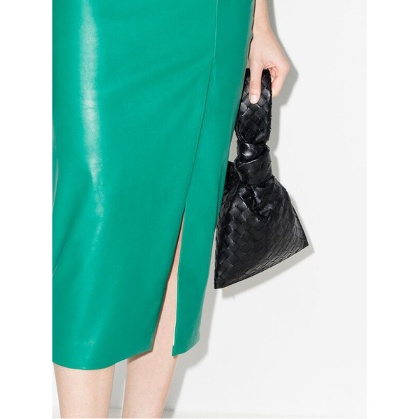 Anouki Faux Leather Midi Dress