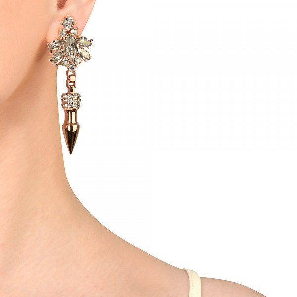 Mawi Crystal Nymph Spike Earrings