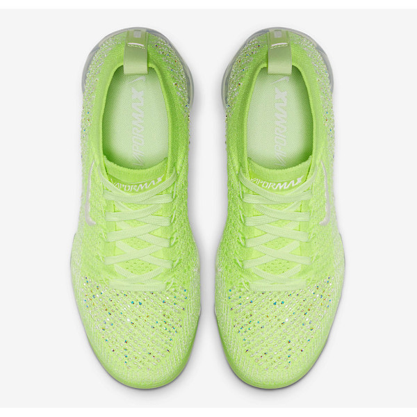 Rent Buy Nike Swarovski x Wmns Air VaporMax 2.0 Flyknit Volt MY WARDROBE HQ