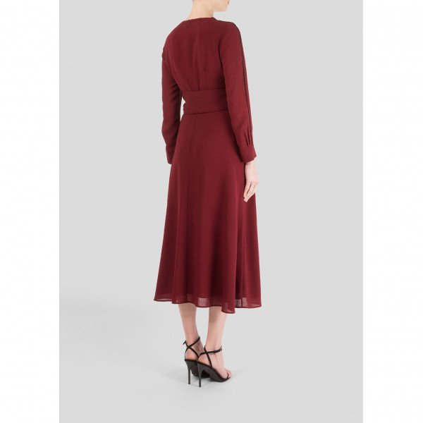 Rent Buy Cefinn Belted Voile Midi Dress MY WARDROBE HQ