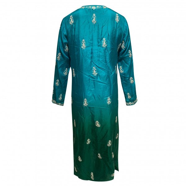 Juliet Dunn Sequin-Embellished Embroidered Silk Kaftan