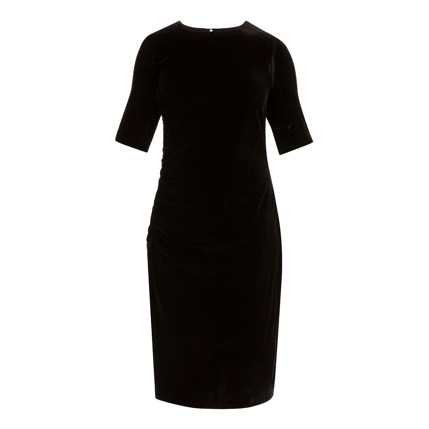 L.K. Bennett Ruched Velvet Dress