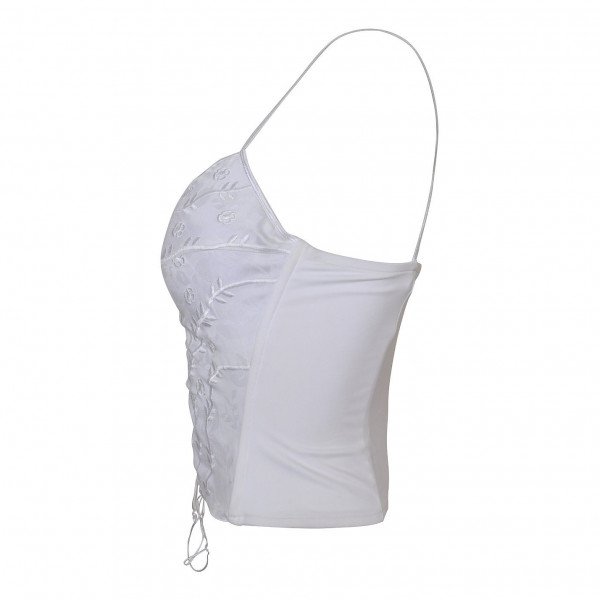 La Perla Embroidered Corset Top